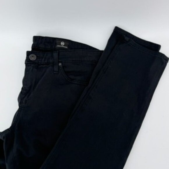 AG Adriano Goldschmied The Stilt Cigarette Leg Black Jeans Women's 27R - Picture 1 of 9